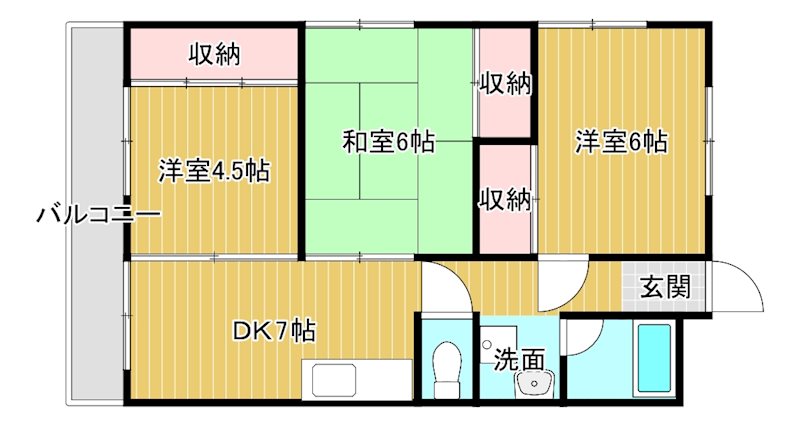 坂本ビル   303号室 間取り