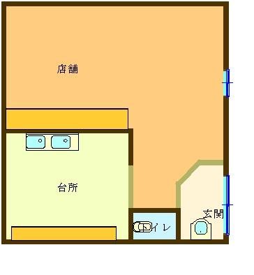 新町ビル(テナント) 102号室 間取り