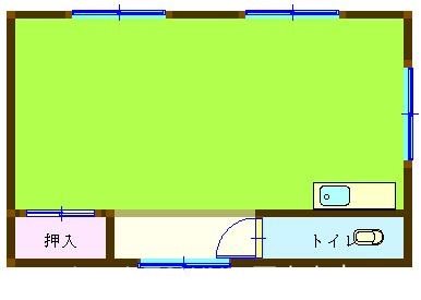 新町ビル(テナント) 203号室 間取り
