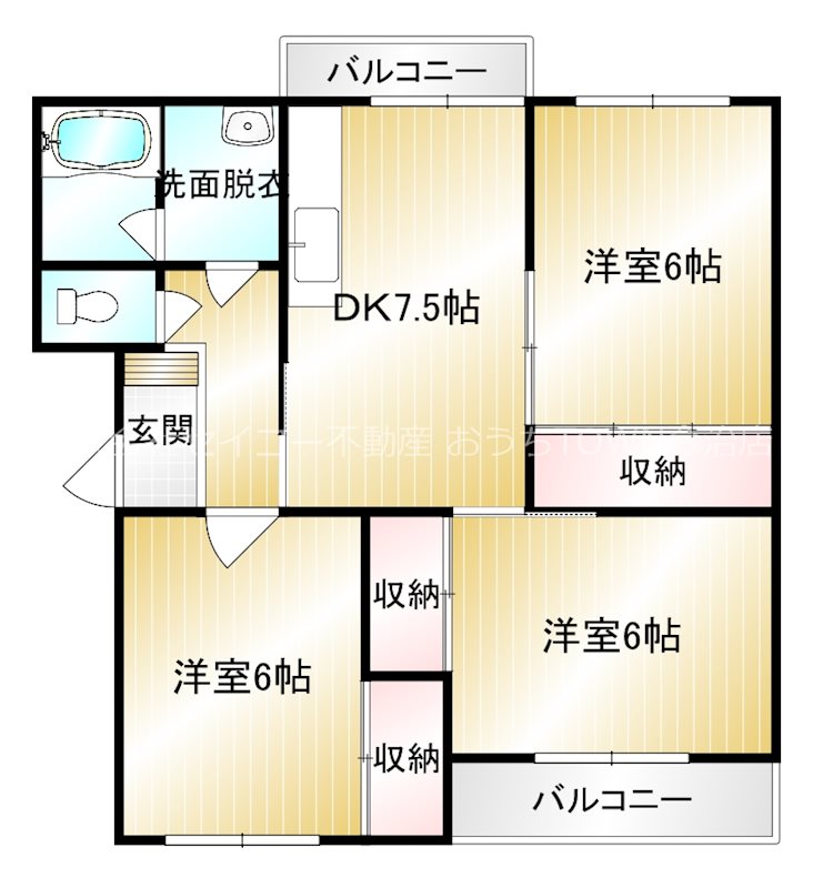 ガーデンハイツ清水 207号室 間取り