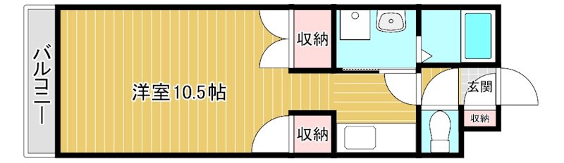 グリニッヂヴィレッジ 405号室 間取り