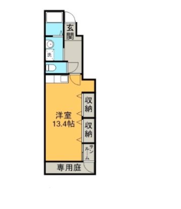 アヴァンセ下泉 103号室 間取り