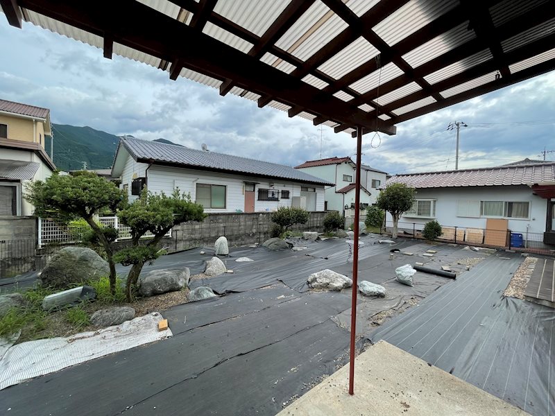 中萩町15-52貸家 ベランダ