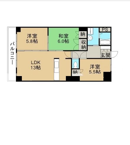 アーバンコート高木  間取り図