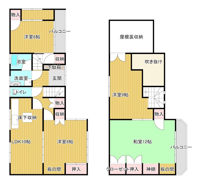 松本一戸建 間取り