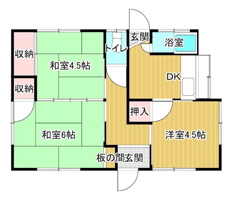 谷口貸家 間取り