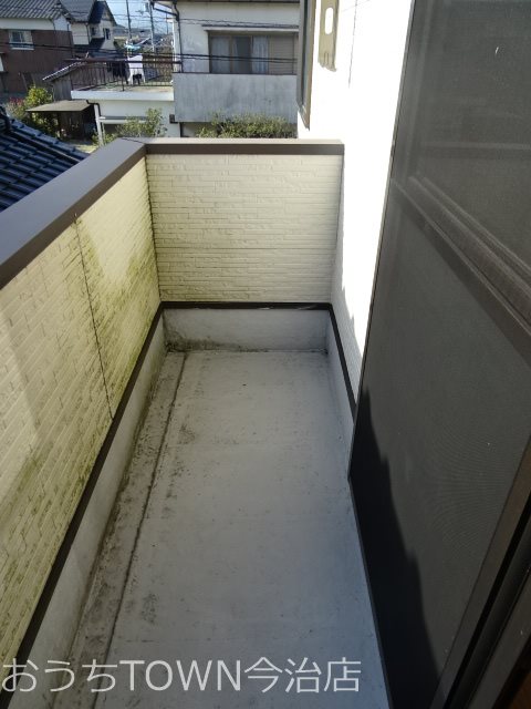 辻貸家 ベランダ