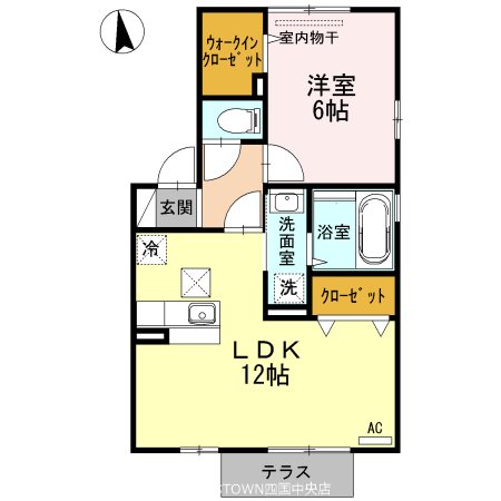 Una casa comoda 101号室 間取り