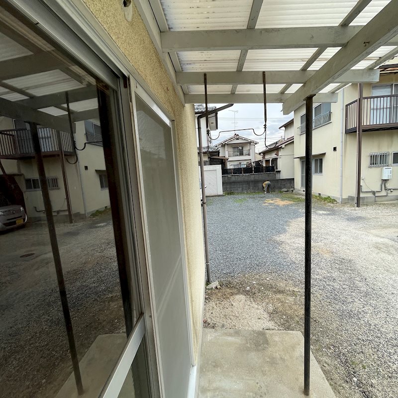 貝﨑貸家 ベランダ