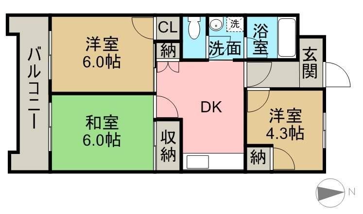 パソナⅤ 間取り図