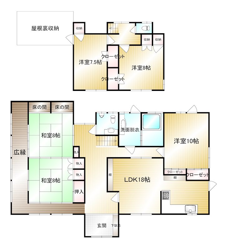 別名貸家 間取り
