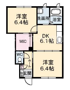 グランマスト中曽根 103号室 間取り