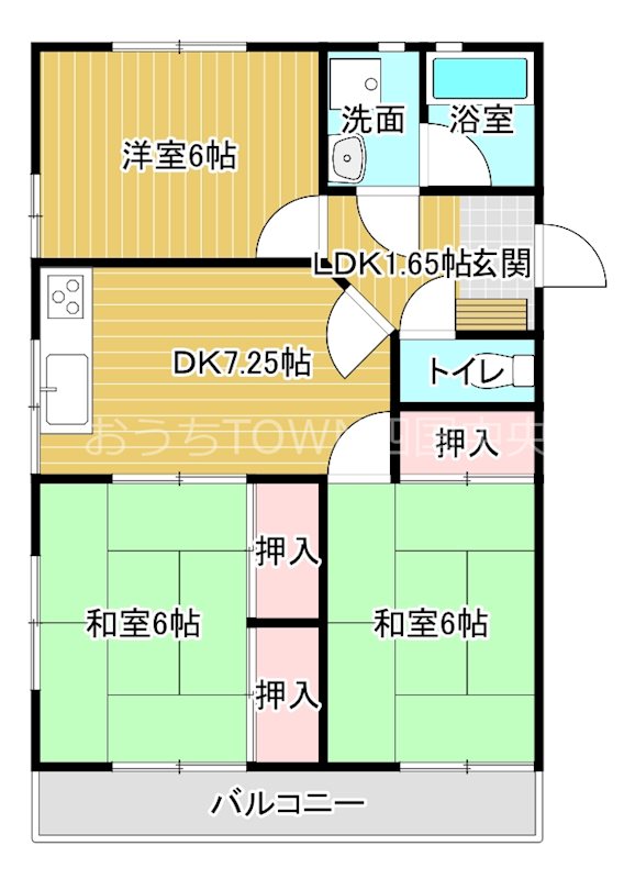 ベイサイドパレス 203号室 間取り