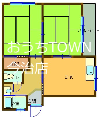 コーポ藤原 301号室 間取り