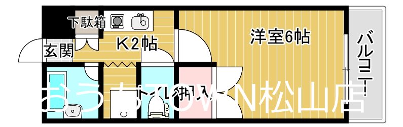 近藤マンション 3D号室 間取り