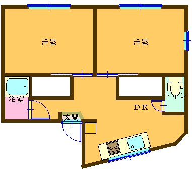 石丸ビル（歩行町） 301号室 間取り