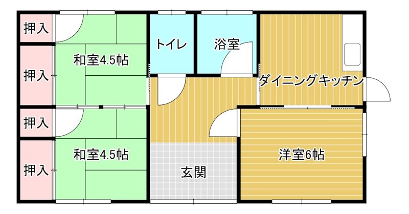 山下隆久貸家 間取り