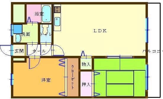 サンモール壱番館 103号室 間取り