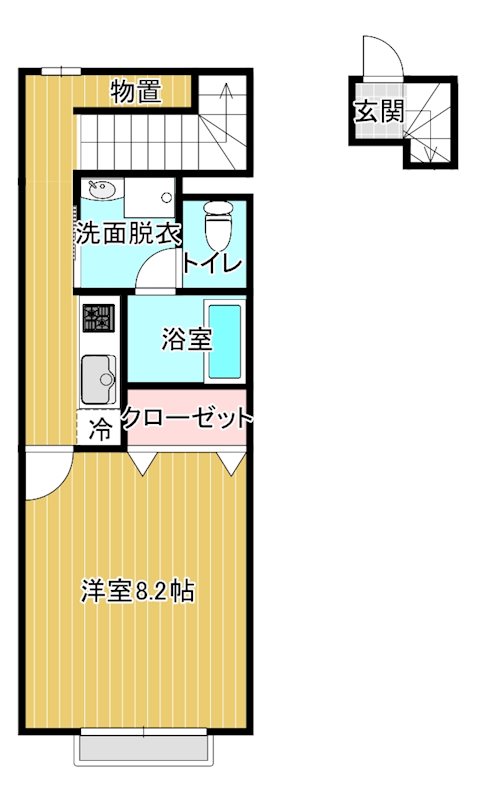 シンプルN 間取り図