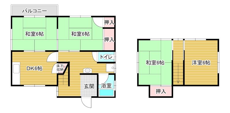 石丸HI貸家 間取り