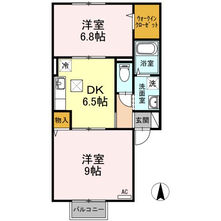 パストラル　M 間取り図