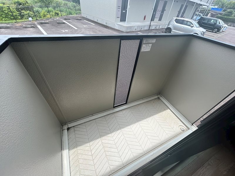 ソレイユＢ ベランダ