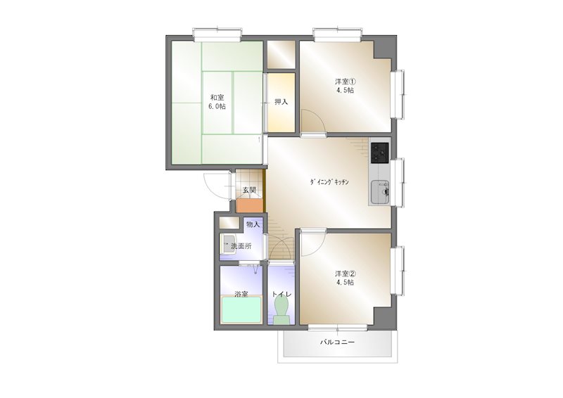 メゾンコペンハーゲン 間取り図