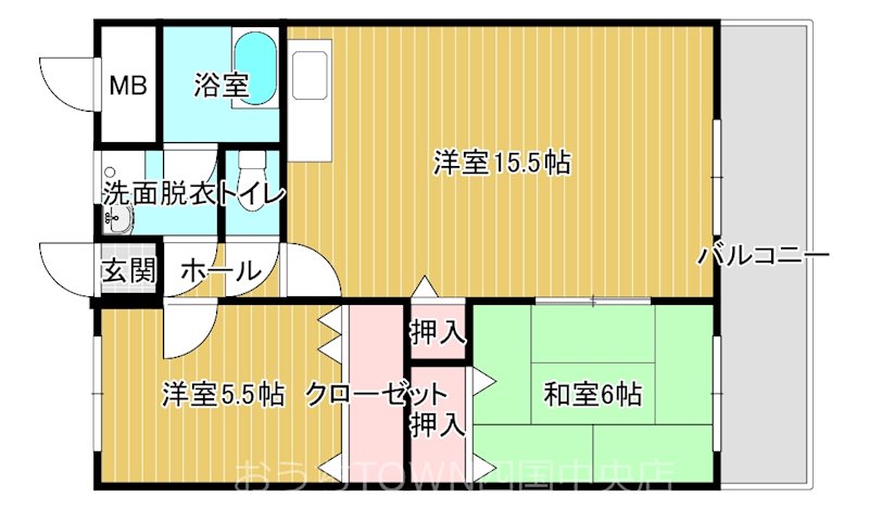 メゾンヴィサージュ１ 202号室 間取り