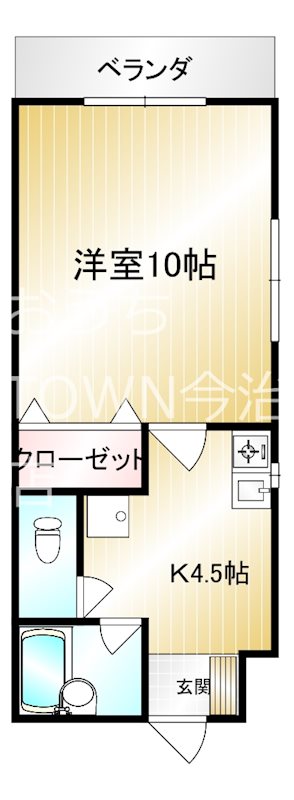 ハーモニー 303号室 間取り