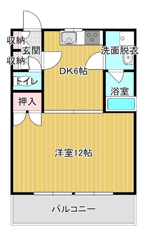 アーバンライフＪＯＹ 302号室 間取り