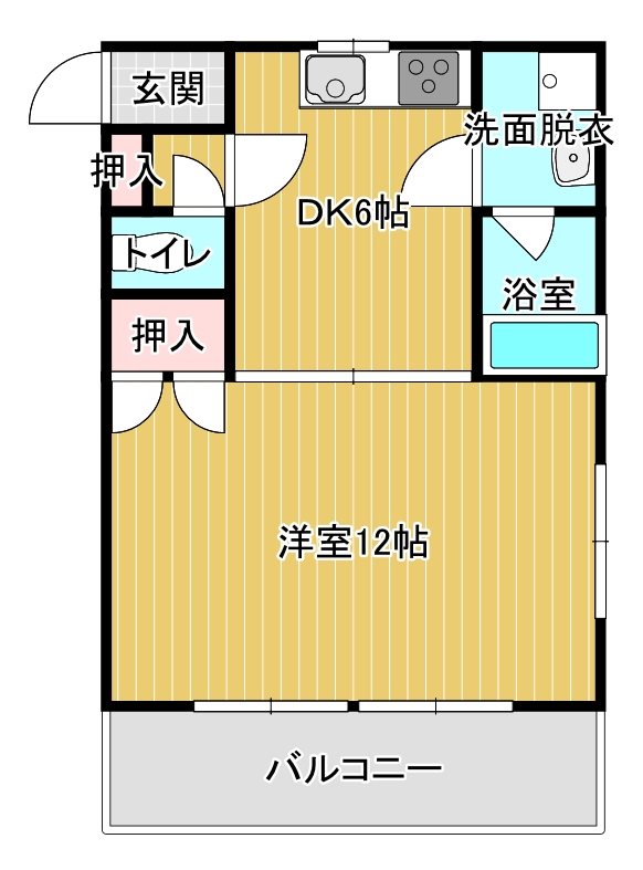 アーバンライフＪＯＹ 305号室 間取り