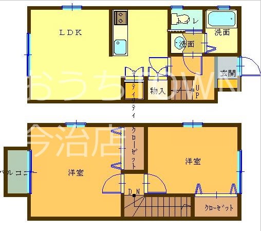 メゾン泉 B号室 間取り