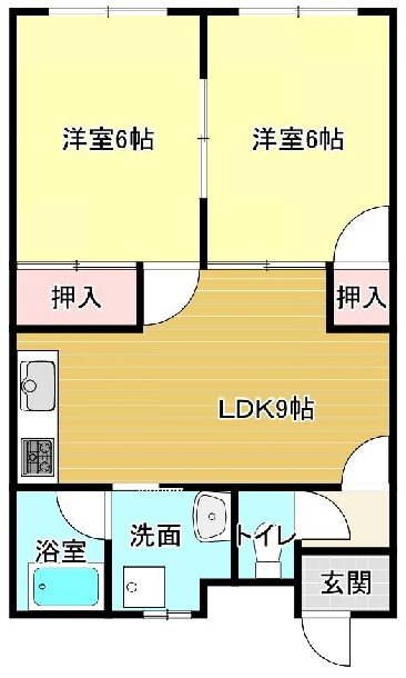 イーストコート 604号室 間取り