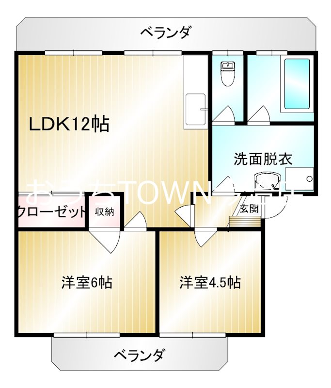 サンキョーマンション 304号室 間取り