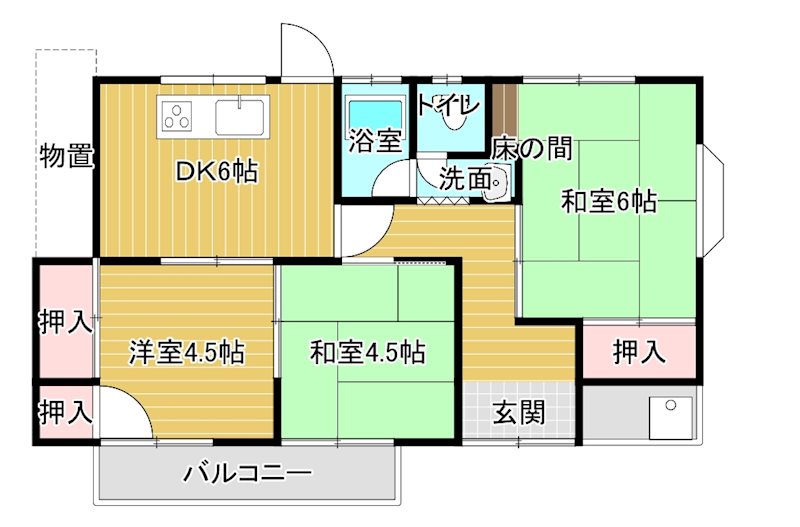 河野借家 間取り