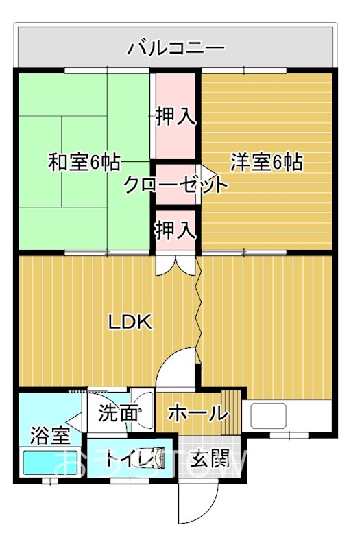 ハイムあけぼの 301号室 間取り