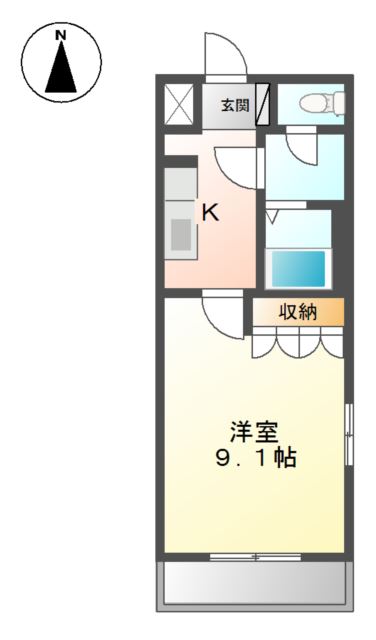 シェルル南方 間取り