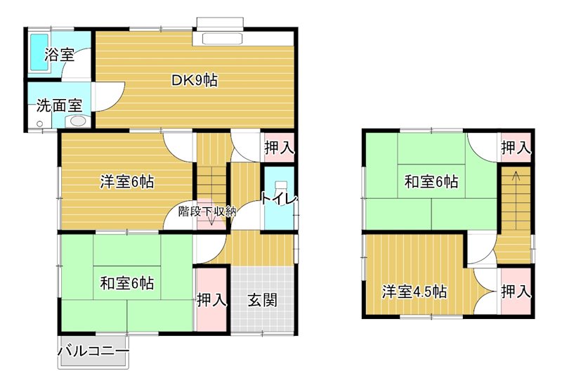 木村借家（桑原）  間取り