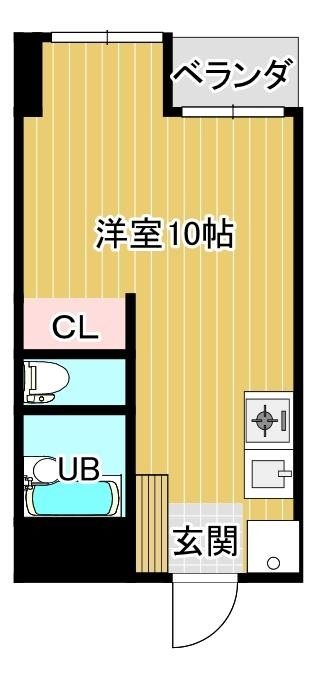 Verite徳常 264号室 間取り