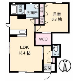 U.T.S.金栄　A棟 101号室 間取り