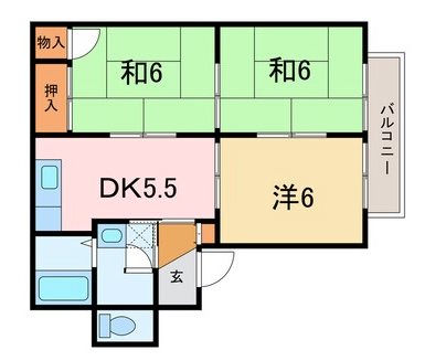 メゾンパストラルⅡ 間取り図