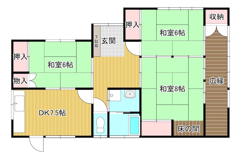 船田一戸建 間取り