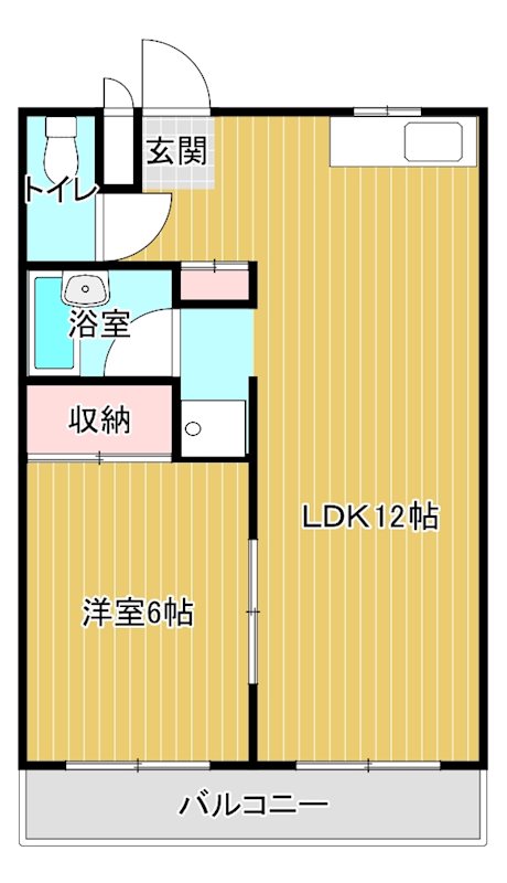 グラッドハウスⅡ 101号室 間取り
