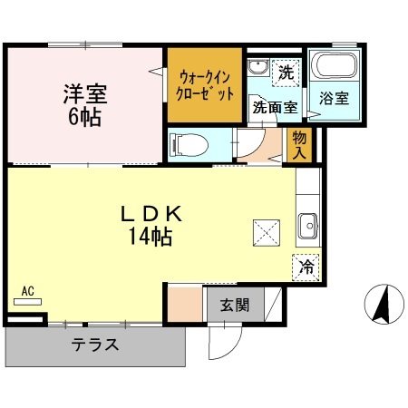 ヴェルドミール 101号室 間取り