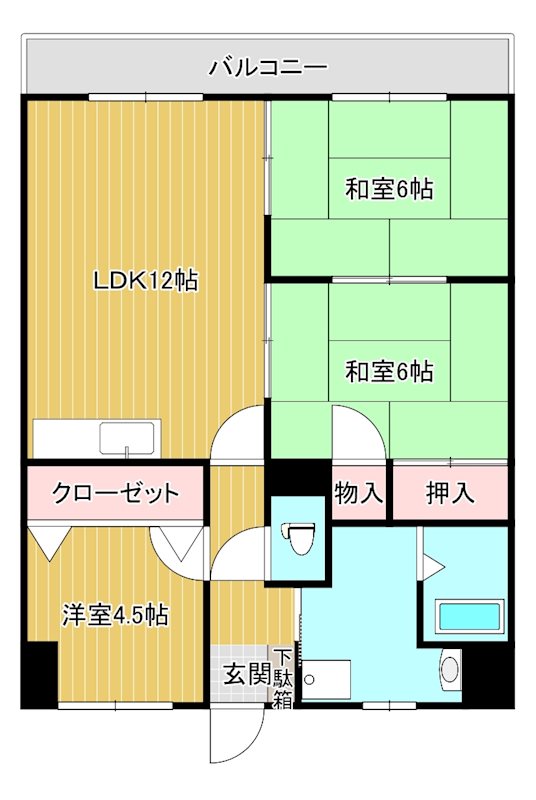 ユートピアハイツ 702号室 間取り
