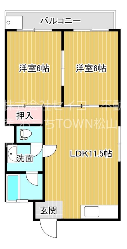 コーポ今村 間取り図