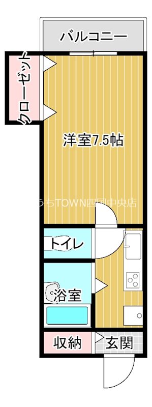 つるみマンション2 102号室 間取り
