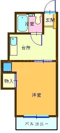 サンジョルジョ 105号室 間取り