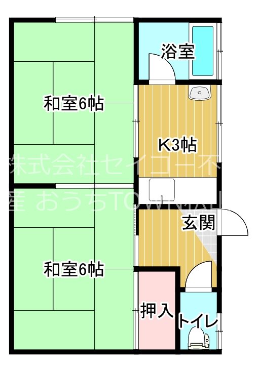 寿荘（西石井） 5号室 間取り