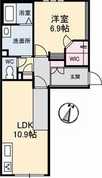 Fortuna 103号室 間取り